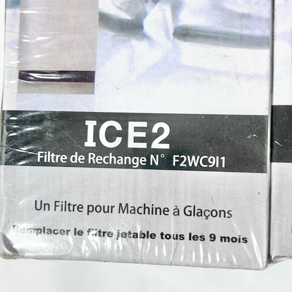 2 Pack Whirlpool Ice Maker Water Filter ICE2 OEM Part F2WC9I1 New - Picture 4 of 5
